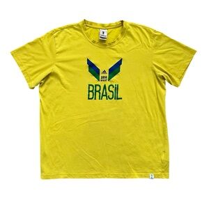 RARE Adidas FIFA World Cup Brasil 2014 T-Shirt Jersey Football Men's Size XL